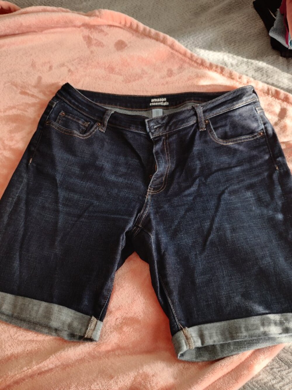 Amazon basics sz 14 Bermuda style jean shorts